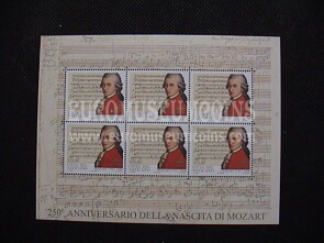 2006 Vaticano Wolfgang Amadeus Mozart BF