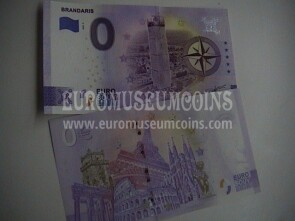 banconota zero euro souvenir Faro di Brandaris
