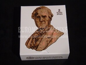 Vaticano 2023 Manzoni 2 euro commemorativo proof in cofanetto ufficiale