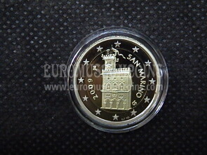 2009 San Marino 2 Euro FS proof