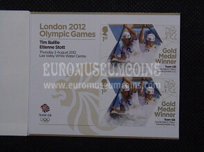 2012 Gran Bretagna Medaglie d' oro Olimpiadi di Londra 3 Canoa