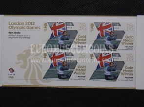 2012 Gran Bretagna Medaglie d' oro Olimpiadi di Londra Quartina 15 Vela