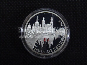 2006 Germania Dresda10 Euro Proof in argento 