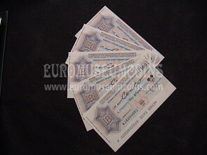 1976 - 1979 Lotto di 30 Miniassegni Istituto Bancario Italiano da Lire 100