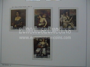 1966 serie Disegni di Tiziano SAN MARINO 