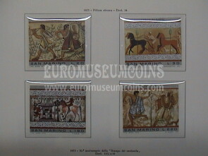1975 serie Pittura Etrusca SAN MARINO  