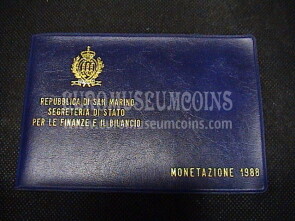 1988 San Marino divisionale Lire FDC 