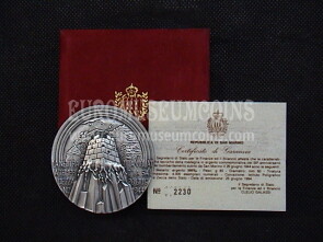 1994 San Marino La Neutralità Violata medaglia in argento