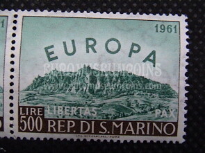 1961 serie Europa San Marino
