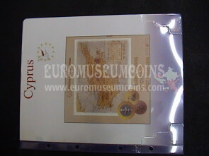 2008 Cipro foglio per serie ufficiale euro