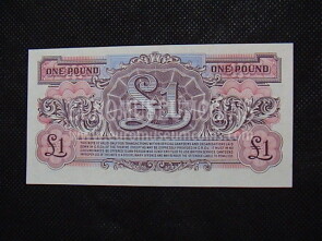 1 Pound Banconota emessa dalla Gran Bretagna 1948