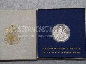 1984 Vaticano Lire 500 Beata Vergine Maria in argento Proof