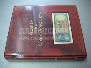 Cartella Paper Money per banconote colore rosso