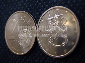 2 centesimi di euro Finlandia anno 2006