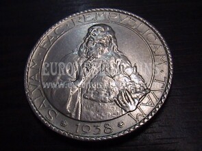1938 San Marino 20 Lire in argento