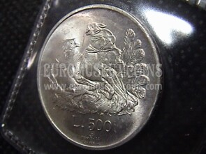 1974 San Marino 500 Lire Famiglia in argento