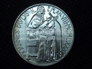 1986 Vaticano 1000 Lire Anno VIII in argento