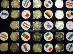 2012 Decennale 2 Euro commemorativo Giro Completo 17 monete DEK - TYE