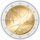 Estonia 2023 Rondine 2 Euro commemorativo