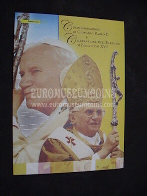 2005 Italia Folder Celebrazioni di Giovanni Paolo II e Benedetto XVI