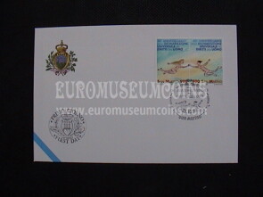 1998 San Marino Diritti dell'Uomo Busta primo giorno di emissione FDC