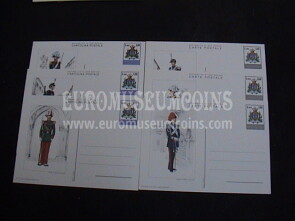 1979 San Marino Uniformi Cartoline  
