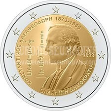 Grecia 2023 150° anniversario nascita Constantin Caratheodory 2 Euro commemorativo