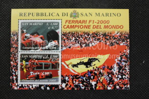 2001 foglietto BF 71 San Marino Ferrari