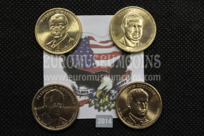 2014 Stati Uniti zecca D 4 dollari Presidenti