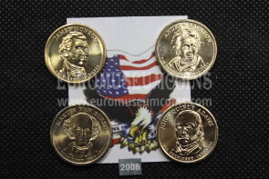 2008 Stati Uniti zecca D 4 dollari Presidenti