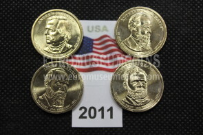 2011 Stati Uniti zecca D 4 dollari Presidenti