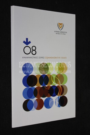 2008 Folder Annuale Francobolli Cipro