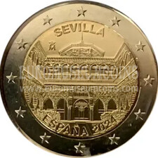 Spagna 2024 Serie Unesco : Siviglia 2 Euro commemorativo