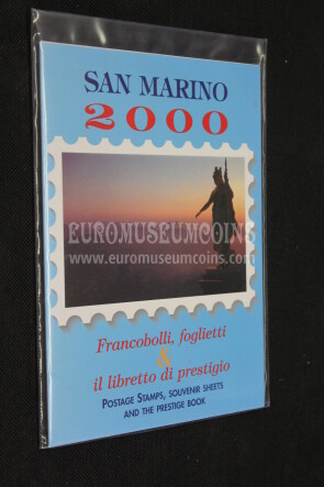 2000 FOLDER ANNUALE FRANCOBOLLI SAN MARINO