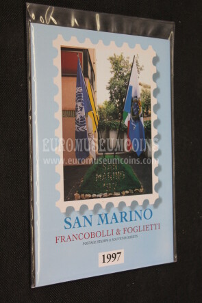 1997 FOLDER ANNUALE FRANCOBOLLI SAN MARINO