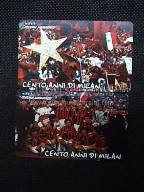 1999 San Marino Serie 100 Anni di Milan Telecarte