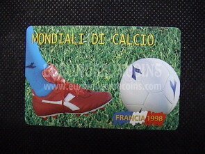 1998 San Marino Mondiali di Calcio Francia Telecarta Lire 3000