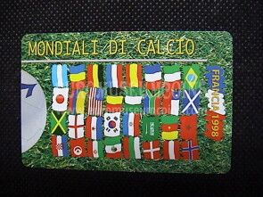 1998 San Marino Mondiali di Calcio Francia Telecarta Lire 2000