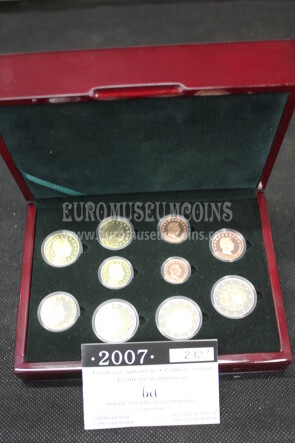 2007 Lussemburgo divisionale proof con i 2 euro commemorativi in confezione ufficiale