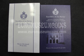 2012 San Marino divisionale PROOF con il 2 Euro commemorativo in confezione ufficiale