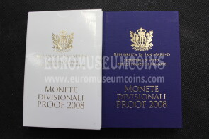 2008 San Marino divisionale PROOF in confezione ufficiale