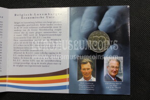 Belgio 2005 Unione Economica 2 Euro commemorativo in folder
