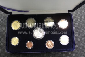 2002 Finlandia divisionale PROOF con medaglia in argento in confezione ufficiale