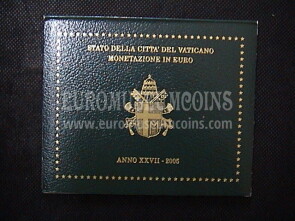 2005 Vaticano divisionale FDC in folder ufficiale