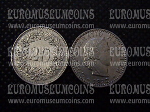 1932 Svizzera 20 Rappen