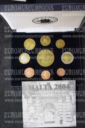 2004 Malta serie prova euro coins  
