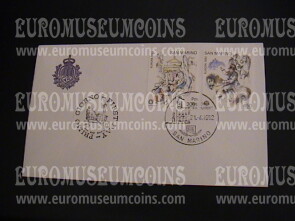 1982 San Marino Europa Busta primo giorno di emissione 