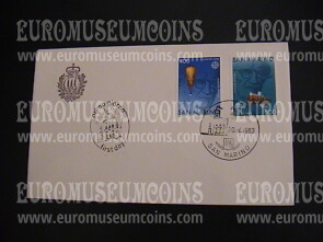 1983 San Marino Europa Busta primo giorno di emissione 