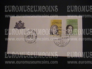 1985 San Marino Europa Busta primo giorno di emissione 