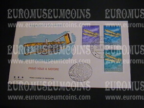 1978 San Marino Primo Volo a Motore Busta primo giorno di emissione 